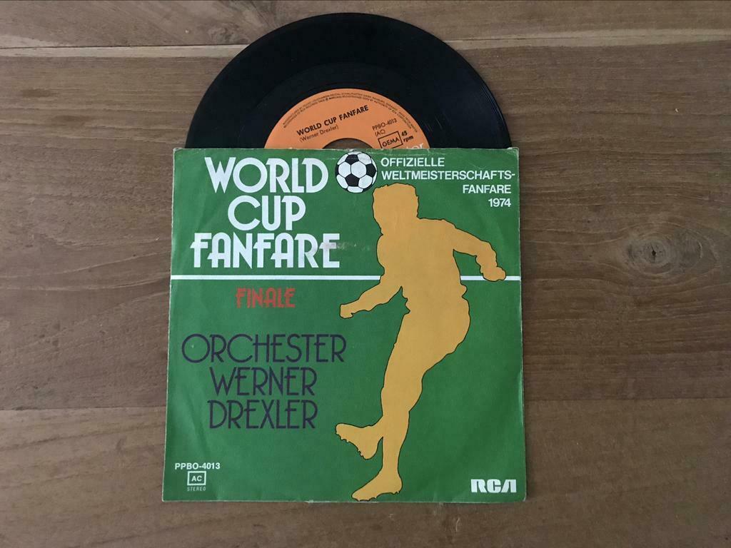 Vinyl single World cup fanfare final Werner Drexler, Ophalen of Verzenden, 7 inch, Single
