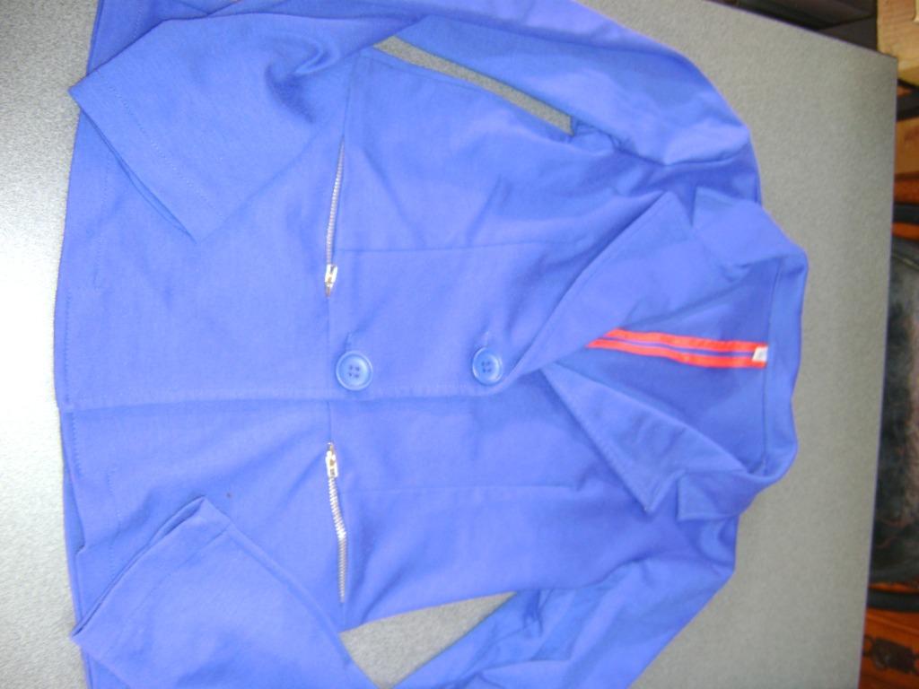 veste bleue en taille 158, Enfants & Bébés, Enlèvement ou Envoi, Comme neuf, Fille, Manteau