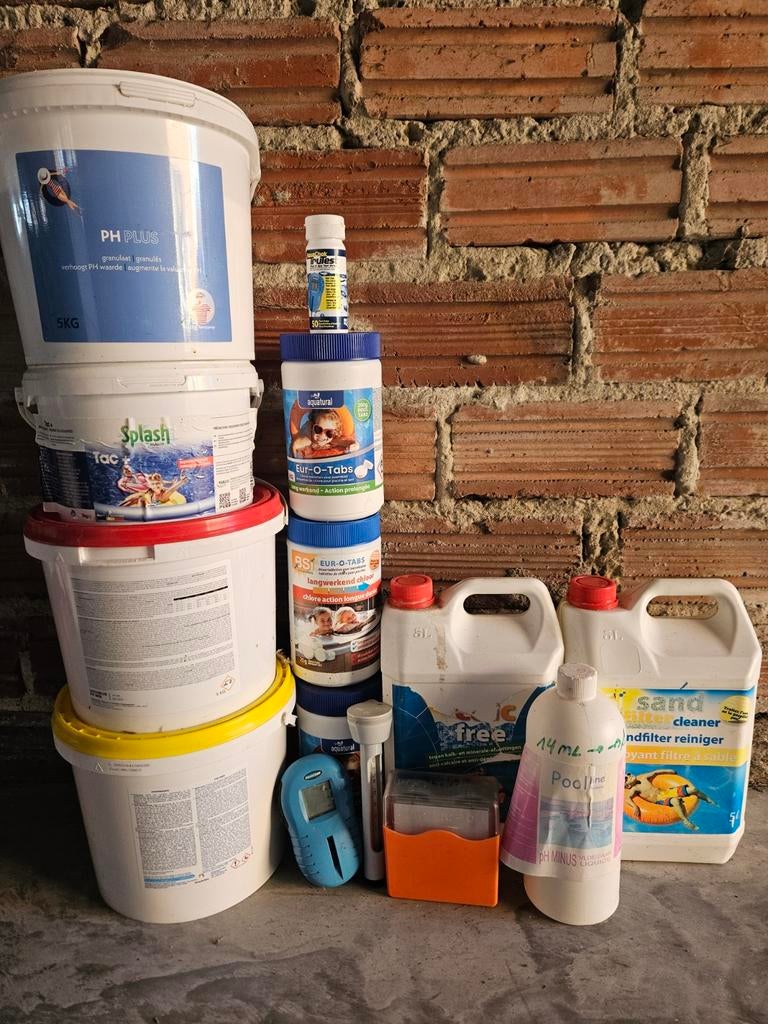 Producten voor zwembad, Ophalen
