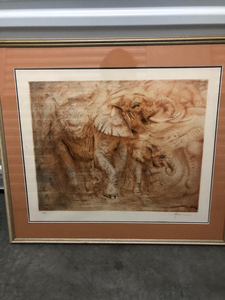 Prachtige litho te koop van  Daniel Monic!, Enlèvement ou Envoi