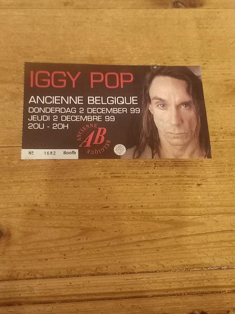 Ticket van Iggy Pop, Tickets & Billets, Concerts | Rock & Metal, Une personne, Décembre, Rock of Poprock