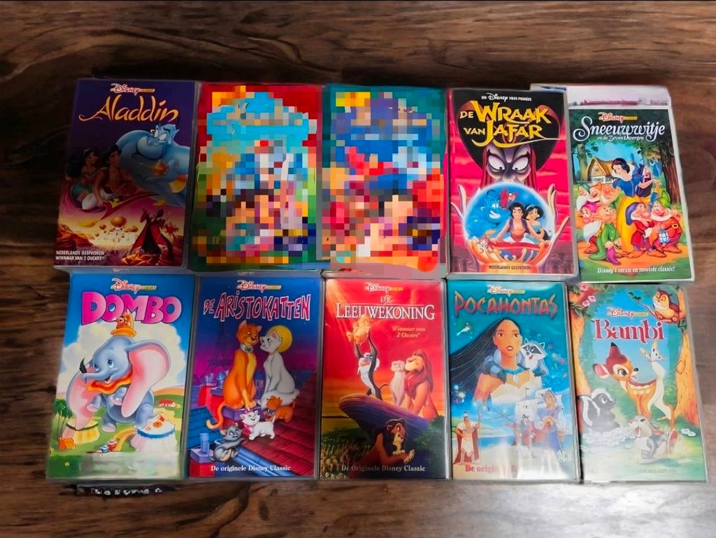 Vintage originele VHS-tapes Disney, CD & DVD, Dessin animé, Tous les âges, Comme neuf, Dessins animés et Film d'animation