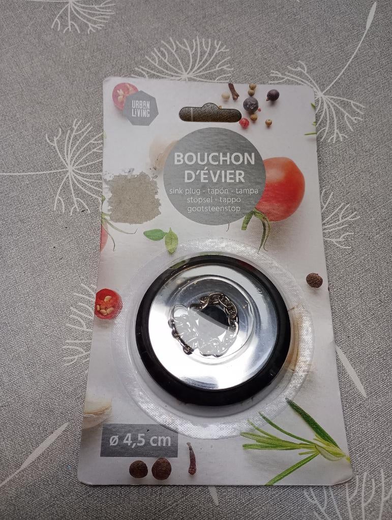 Bouchon d'évier, Enlèvement ou Envoi