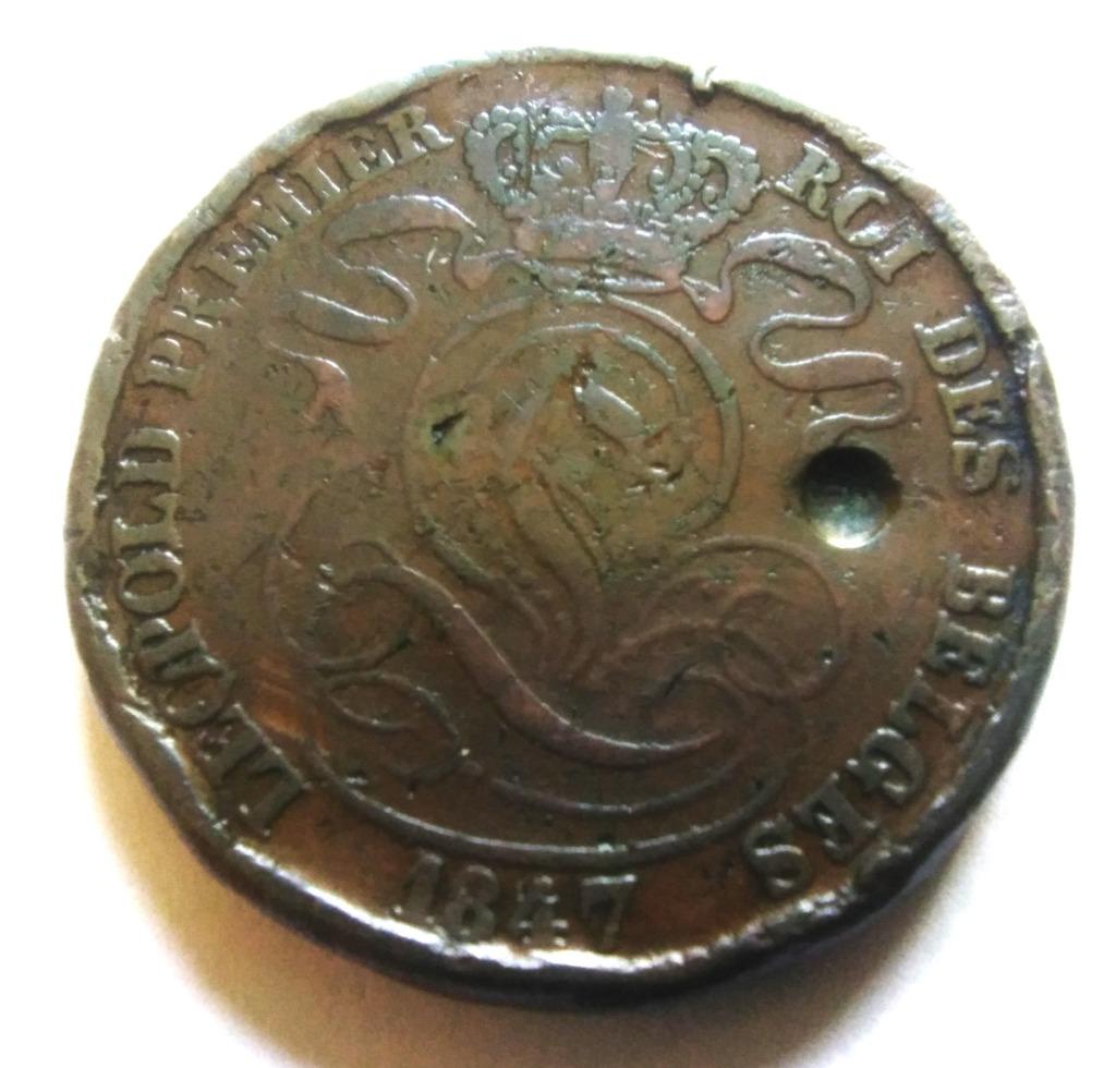 Belgique 10 centimes 1847 Leopold 1 - Lion belge, Enlèvement ou Envoi, Autre, Monnaie en vrac