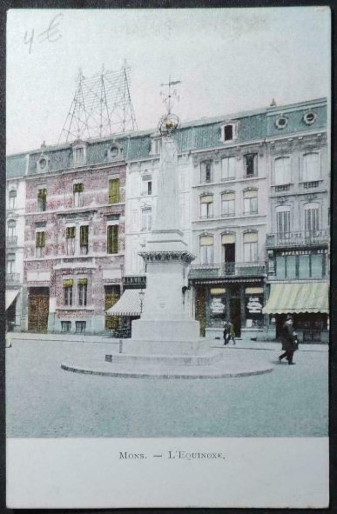Carte Postale Mons – L’Equinoxe (couleur) Timbre Armoiries, Enlèvement ou Envoi, Avant 1920, Affranchie, Hainaut