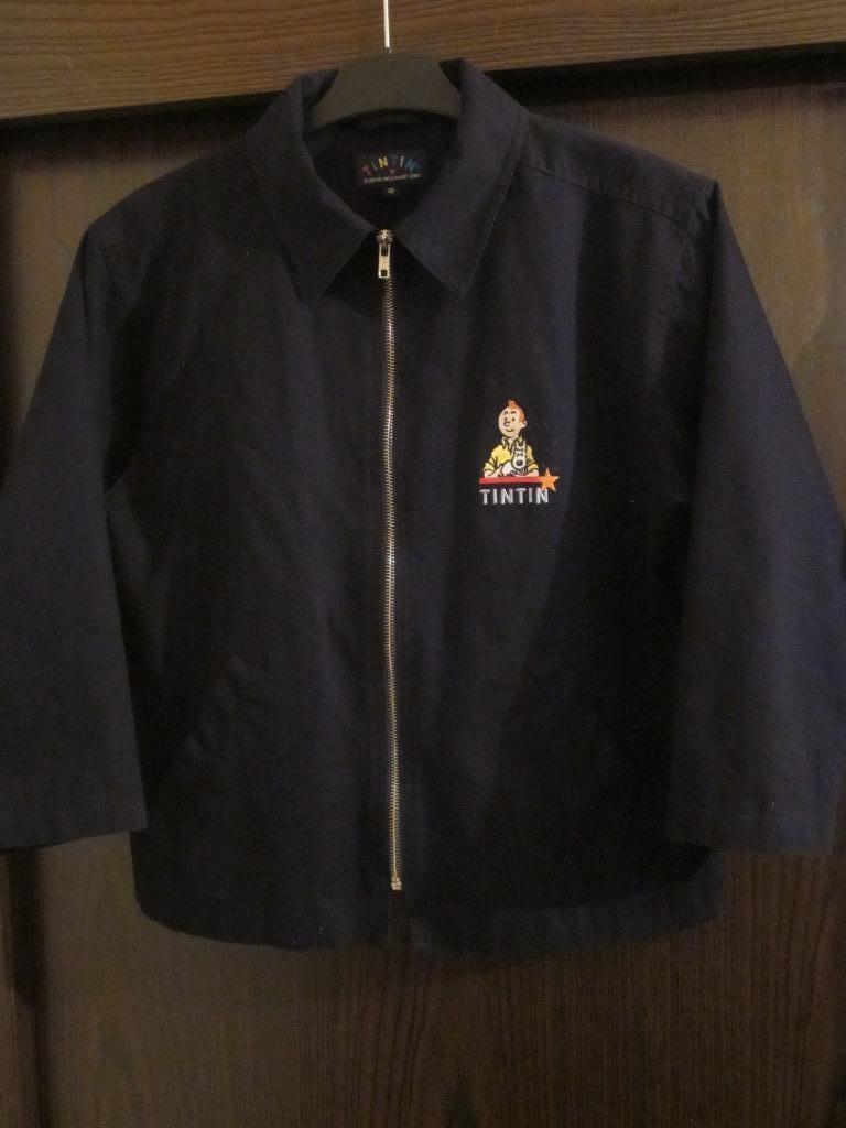 Authentique Veste à Capuche TINTIN Vintage - 12 J, Enfants & Bébés, Envoi, Comme neuf, Garçon