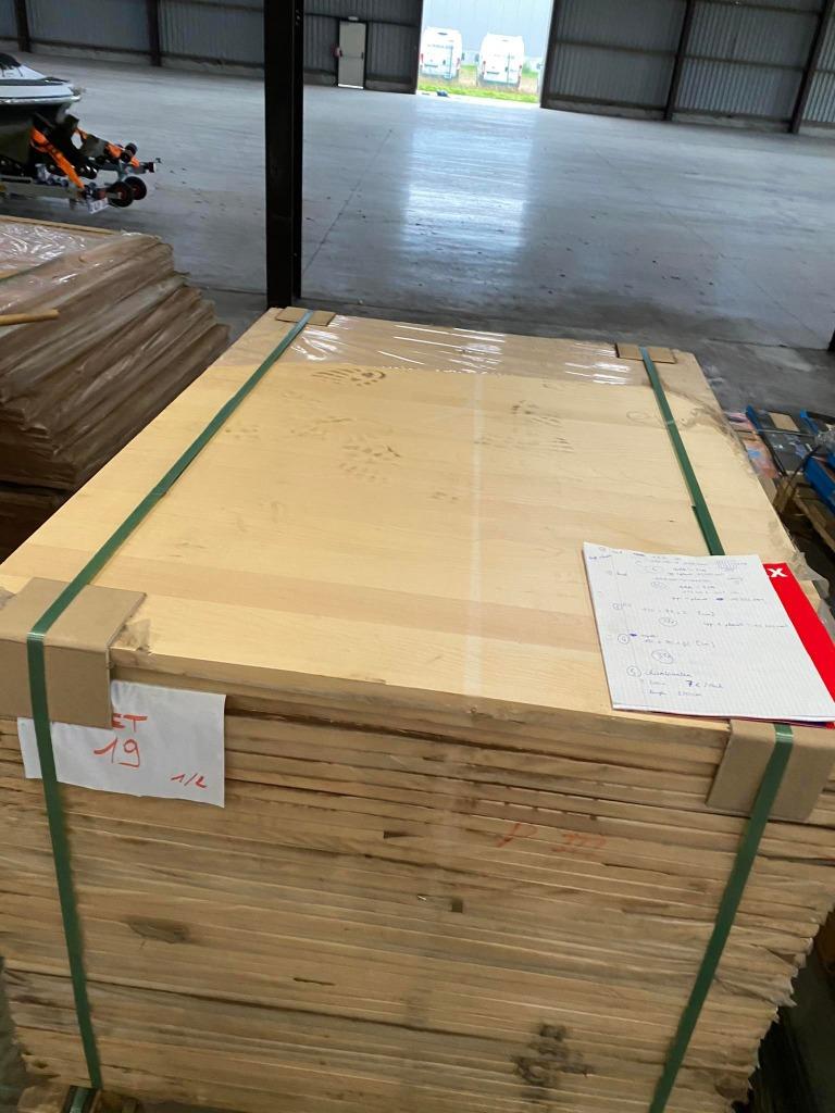 Houten panelen: essenhout, sapelli, beuk, kerselaar, Doe-het-zelf en Bouw, Platen en Panelen, Ophalen, Nieuw, Hout, 20 tot 50 mm