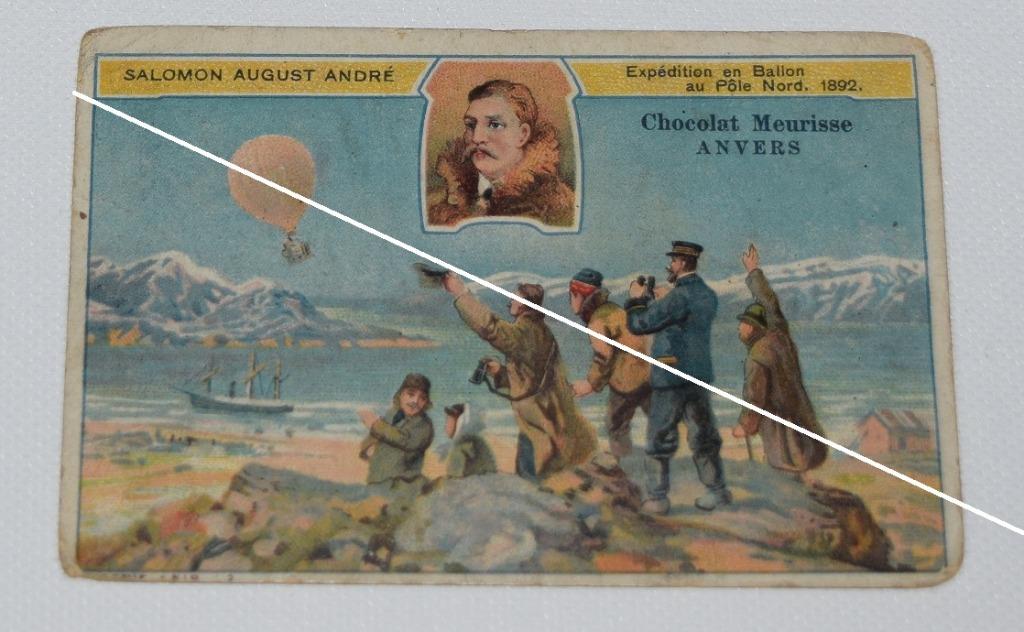 Chocolat Meurisse Anvers / Oude prent / 10,5 x 7 cm, Verzenden, Gebruikt