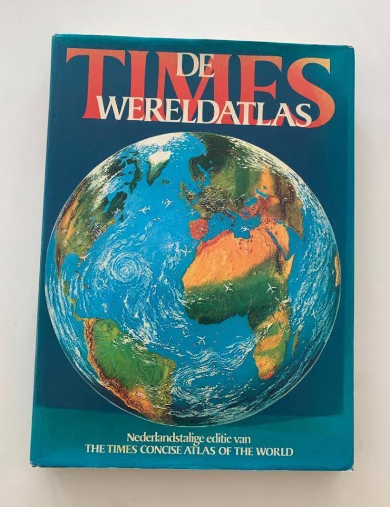 De Times wereldatlas, vijfde herziene druk, Ophalen of Verzenden, Zo goed als nieuw, Wereld, Landkaart