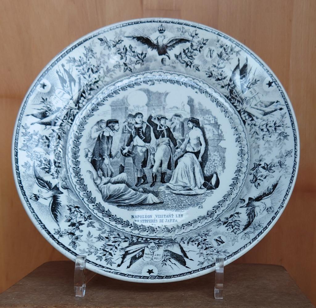 assiette Napoléon (Société Céramique Maestricht), Antiquités & Art, Antiquités | Céramique & Poterie, Enlèvement ou Envoi