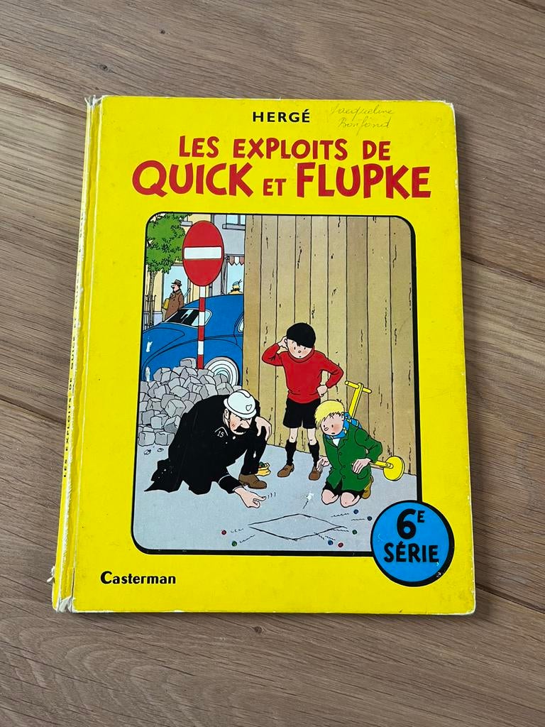 Livre: Les exploits de Quick et Flupke, Boeken, Eén stripboek, Ophalen of Verzenden, Gelezen, Hergé
