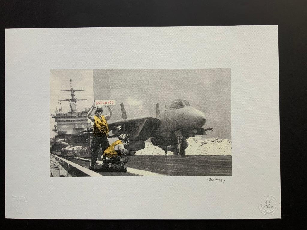 litho Banksy applause (35 X 50 cm), Enlèvement ou Envoi