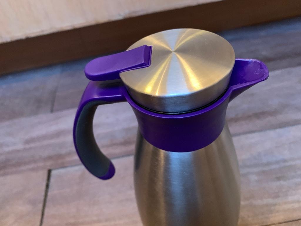 Emsa Pichet isotherme, soft grip fermeture 1,5L Défectueux, Envoi, Utilisé, Violet, Verre