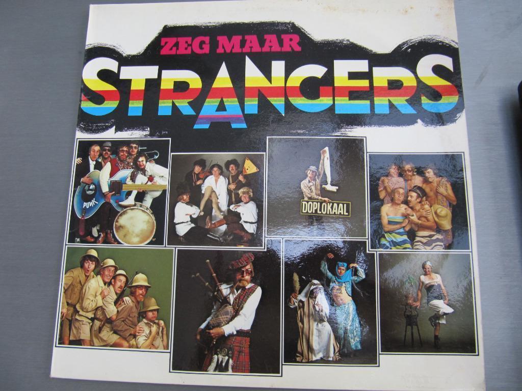 LP - vinyl plaat van De Strangers - Zeg maar Strangers, Ophalen of Verzenden, Zo goed als nieuw, Levenslied of Smartlap