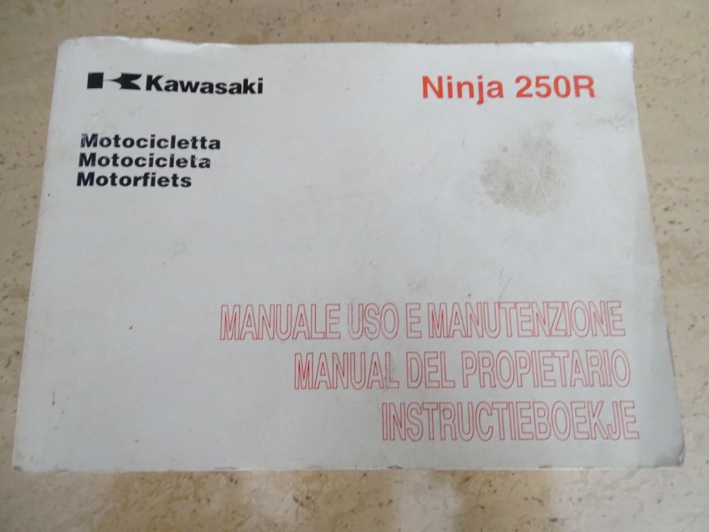 kawasaki z250 z250r ninja instructieboekje, Motos, Enlèvement ou Envoi, Kawasaki