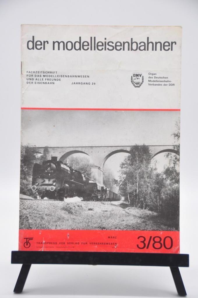 Édition RDA - les chemins de fer miniatures - année 29, Collections, Enlèvement ou Envoi, Utilisé, Train