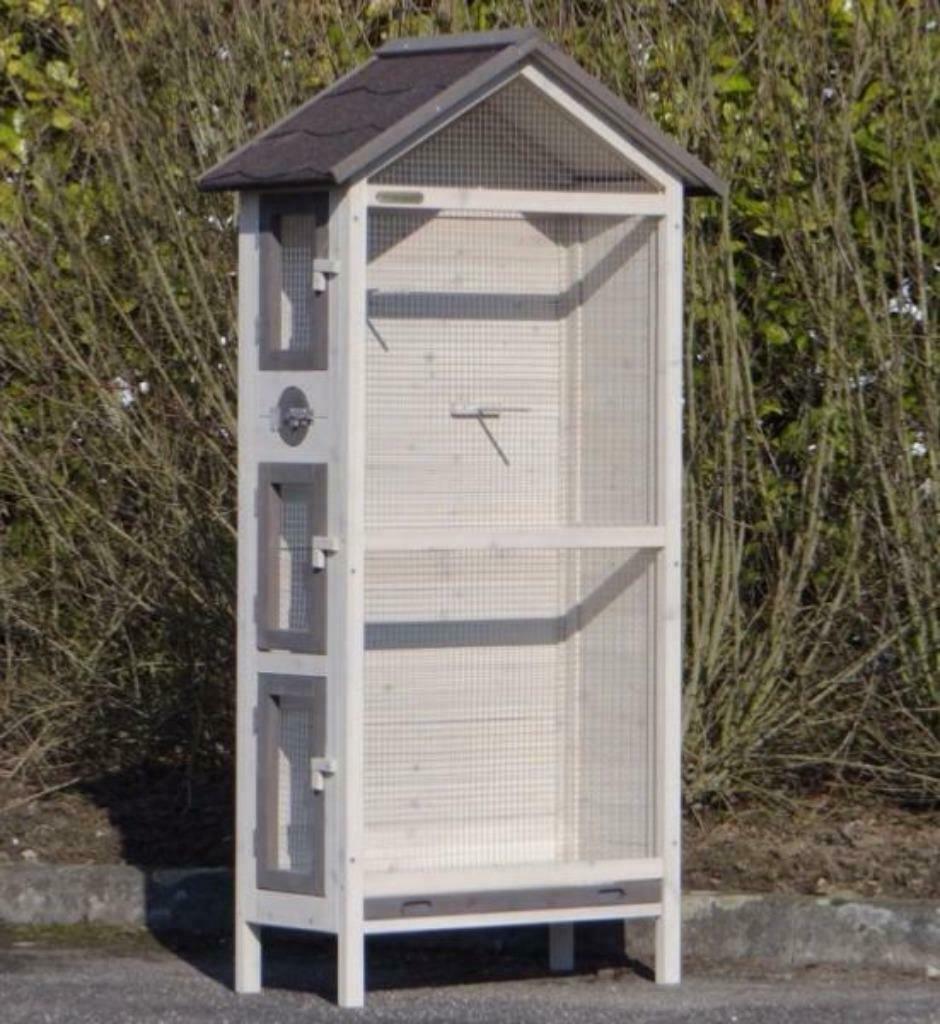 Voliere XXL voliere bois voleire jardin canari inseparable, Dieren en Toebehoren, Verzenden, Nieuw, Hout, Volière