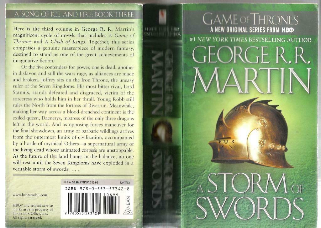 Game of Thrones A storm of Swords, Enlèvement ou Envoi, Comme neuf
