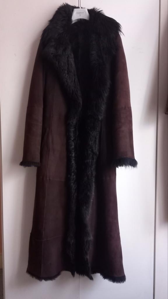 Shearling omkeerbare jas Max Mara maat 38, Kleding | Dames, Jassen | Winter, Gedragen, Maat 38/40 (M), Bruin, Ophalen of Verzenden
