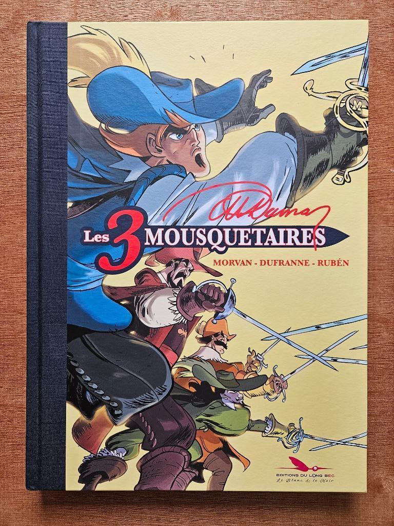 Les trois mousquetaires INTEGRALE Morvan/Rubén N/B Dos Toilé, Comme neuf, Envoi, Morvan/Rubén, Une BD