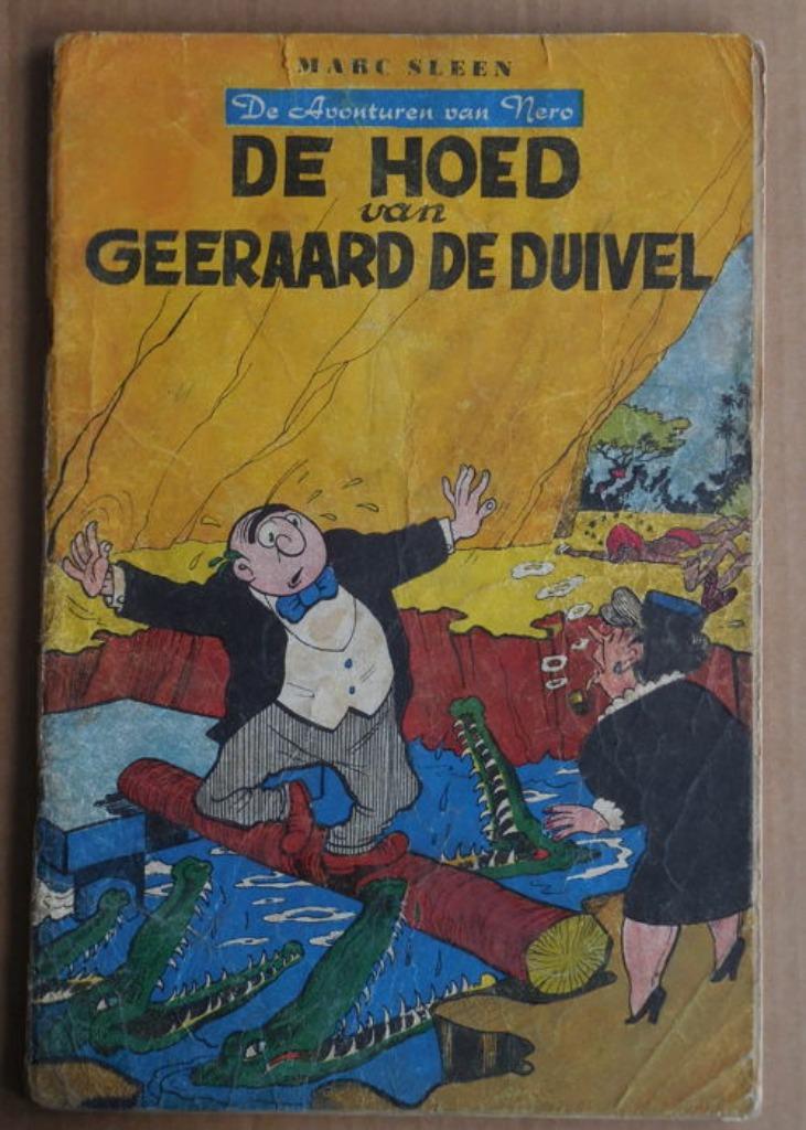 oude 1e druk Nero: Hoed van Geeraard de Duivel-1e reeks 1951, Marc Sleen, Une BD, Enlèvement, Utilisé