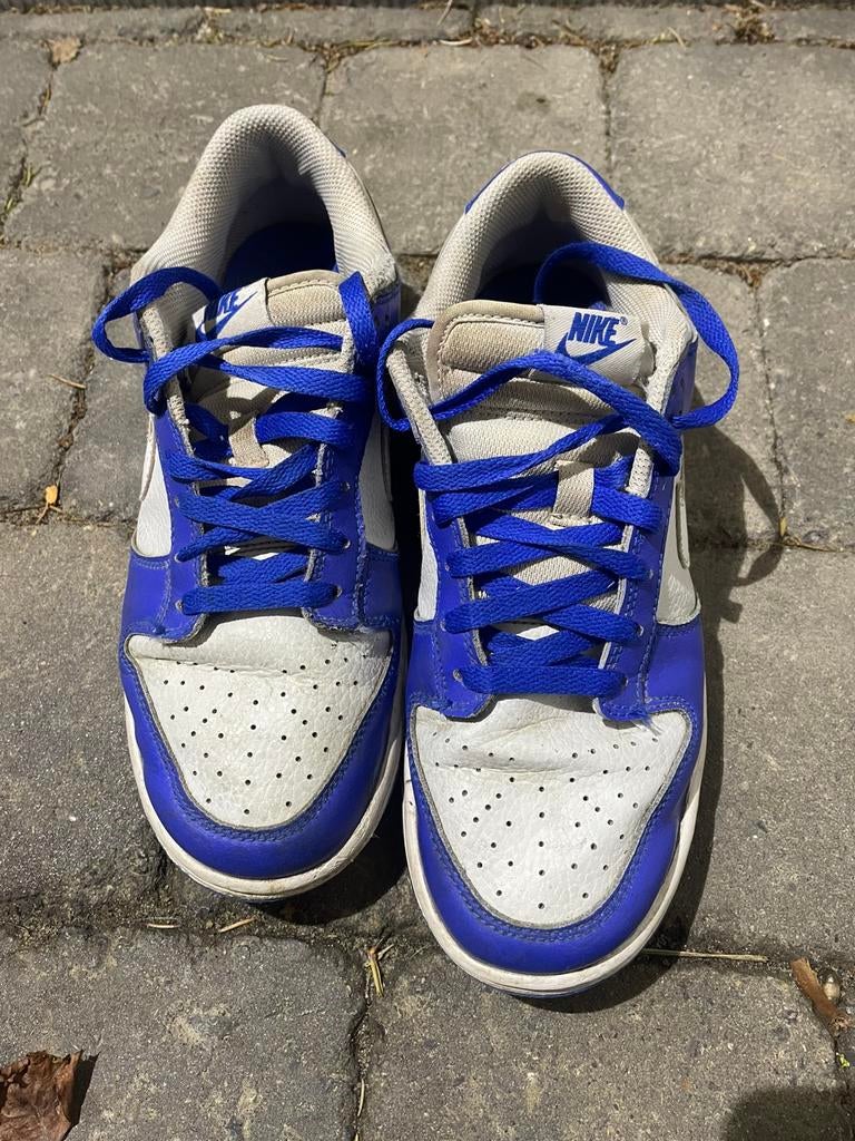 Nike dunk bleu et blanc, Enlèvement, Porté, Bleu, Baskets