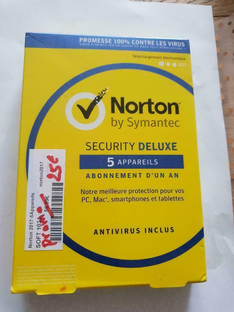 -NORTON SECURITY LUXE-5 appareils-neuf emballé, Enlèvement ou Envoi, Neuf, MacOS