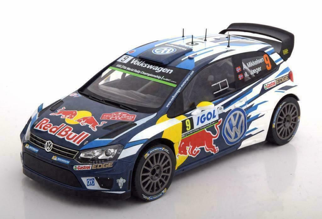 1/18 VW Polo R WRC #9 Tour de Corse 2016, Enlèvement ou Envoi, Comme neuf, Voiture, Autres marques