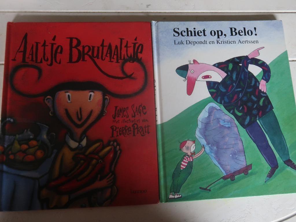 kleuterboeken: schiet op, Belo en Aaltje Brutaaltje, Boeken, Kinderboeken | Kleuters, Ophalen of Verzenden, Zo goed als nieuw