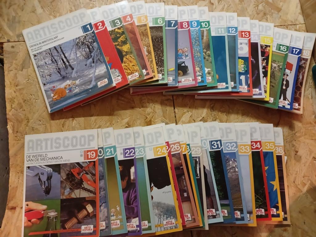 36 livrets Artiscoop, Enlèvement ou Envoi, Comme neuf, Artis-Historia, Album d'images