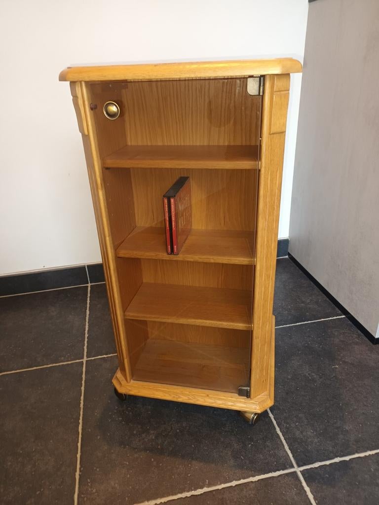 Étagère à CD/armoire de rangement, 25 à 50 cm, Moins de 100 cm, Comme neuf, Enlèvement