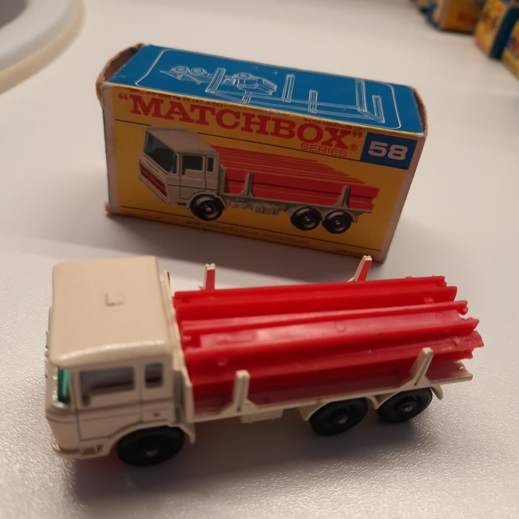 MATCHBOX nr.58 DAF GIRDER TRUCK. MIB. VINTAGE, Ophalen, Nieuw, Bus of Vrachtwagen, Matchbox