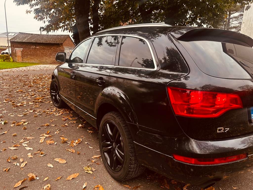 Audi Q7, Monovolume, Zwart, Leder en Stof, Zwart