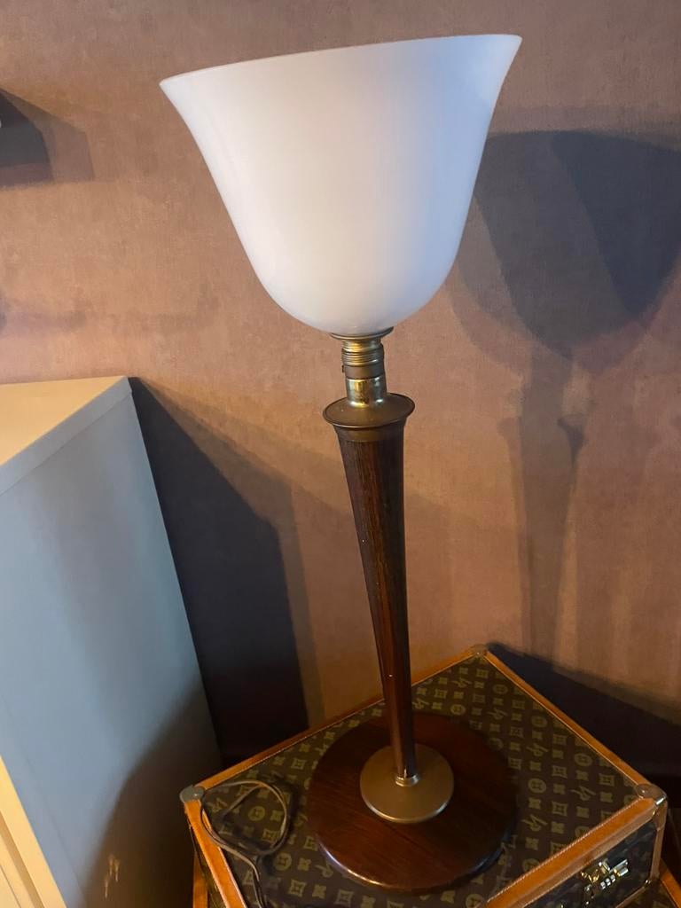 Lampe mazda 1930, Maison & Meubles, 75 cm ou plus, Art deco, Comme neuf, Enlèvement