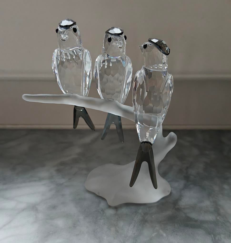 Statue Swarovski Anton Hirzinger en forme d'hirondelles, Enlèvement ou Envoi, Comme neuf