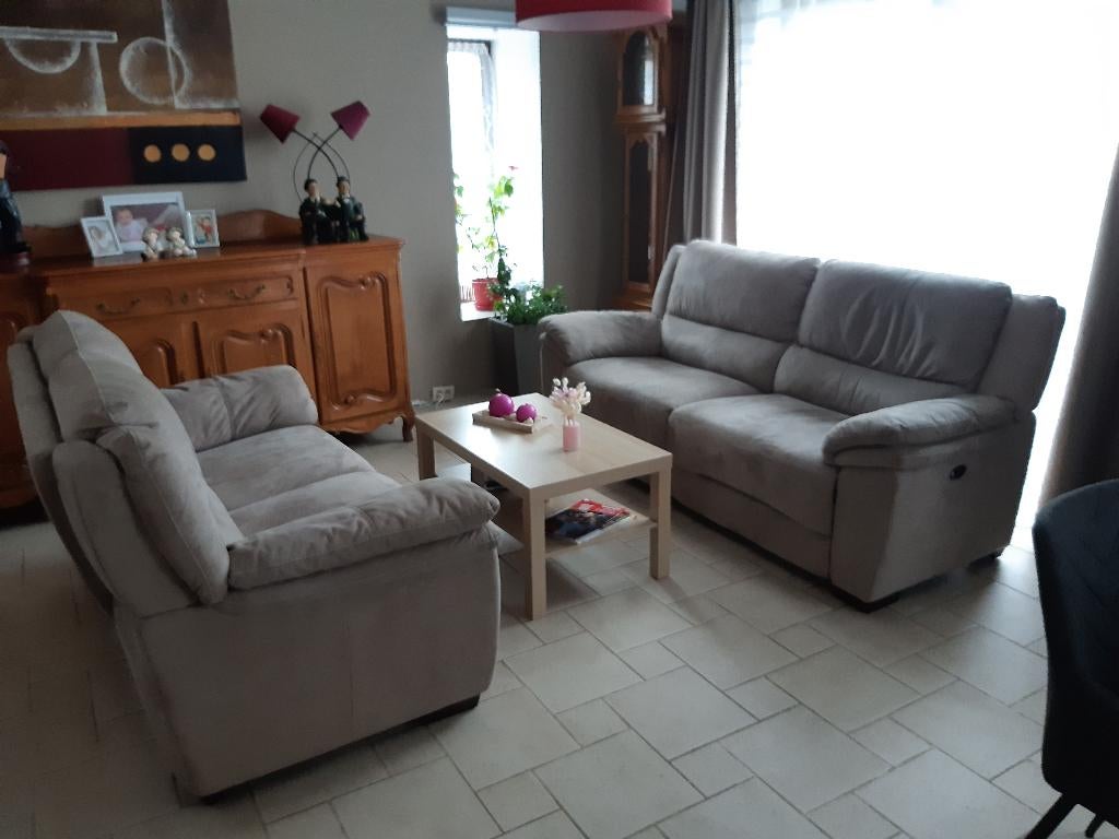 Salon 5 places a enlever sur place, Enlèvement ou Envoi, Comme neuf, Autres matériaux