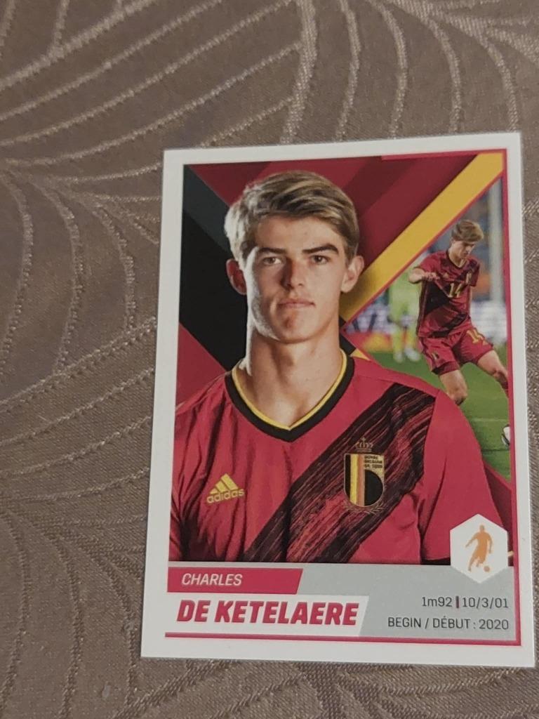 Panini / Sticker / Charles De Ketelaere/Belgian Red Devils, Verzamelen, Verzenden, Nieuw, Poster, Plaatje of Sticker
