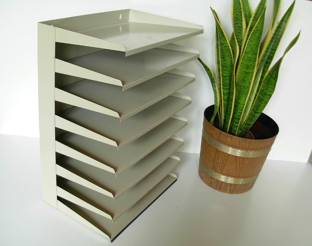 Vintage metalen rack voor klassement, Ophalen of Verzenden