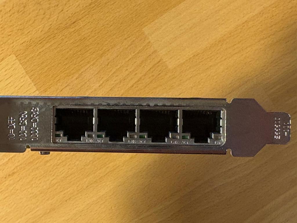 Intel Gigabit ET Quad Port Server Adapter, Informatique & Logiciels, Cartes réseau, Comme neuf, Interne, Enlèvement ou Envoi