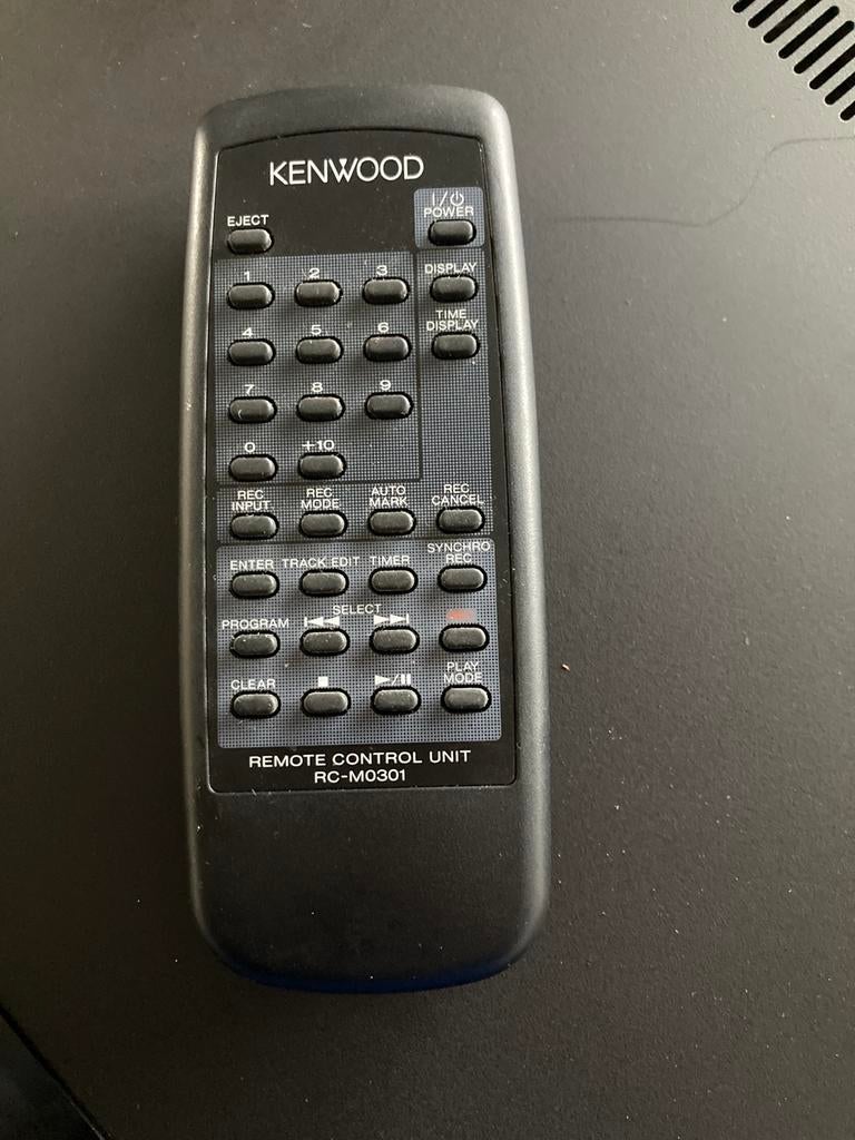 Télécommande Minidisc Kenwood RC-M0301, TV, Hi-fi & Vidéo, Enlèvement ou Envoi, Comme neuf