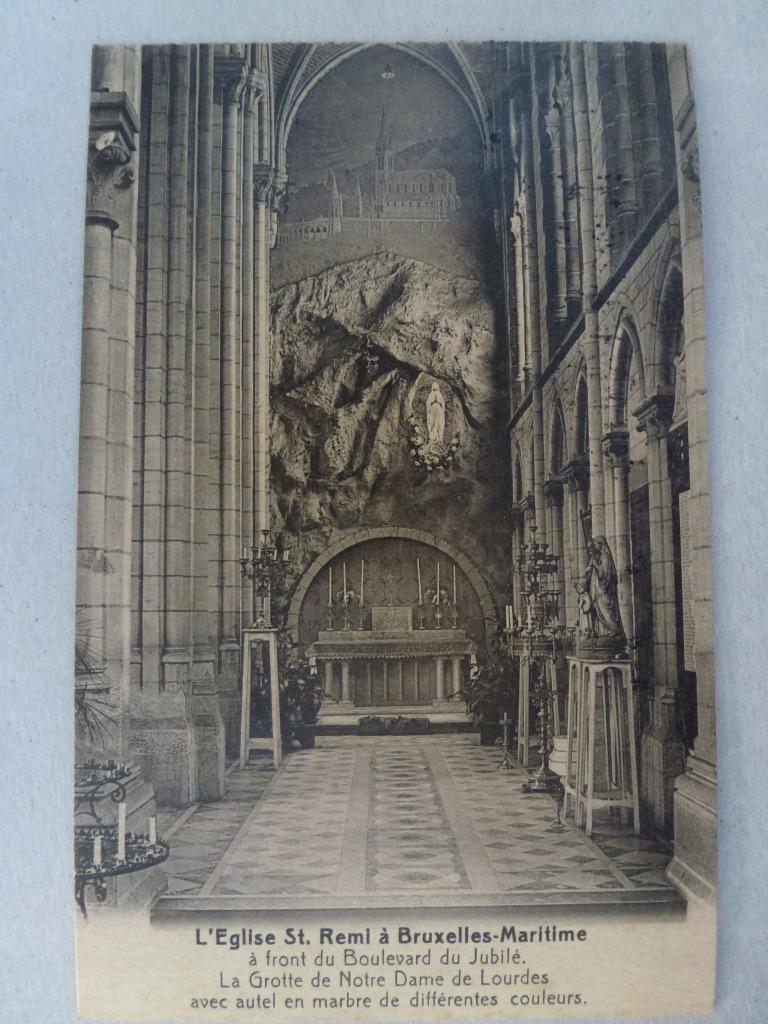 Brussel  l'Eglise St. Remi à Bruxelles - Maritime, Verzamelen, Verzenden, 1920 tot 1940, Gelopen, Brussel (Gewest)