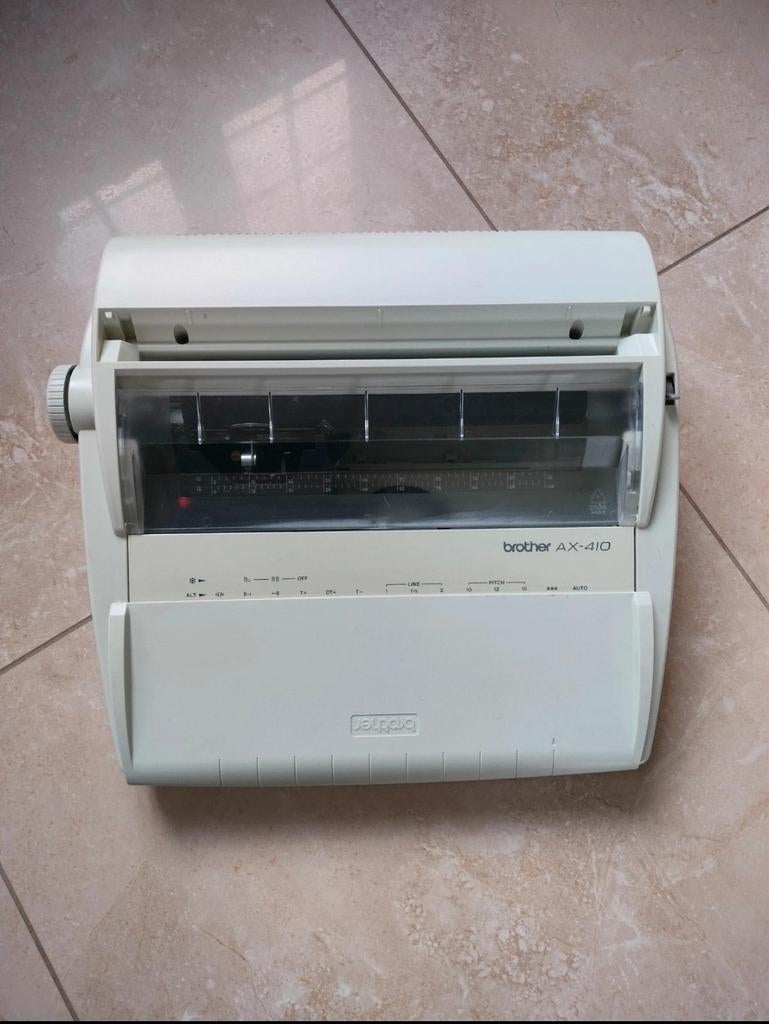 Typemachine Brother AX-410, Ophalen