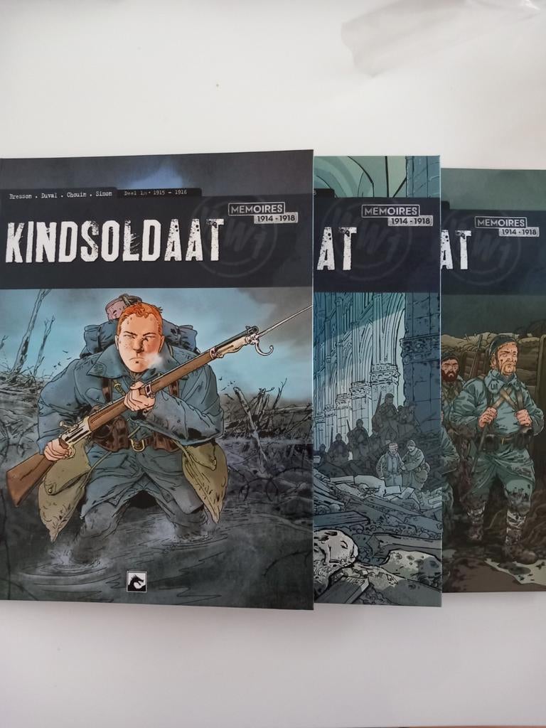 Complete stripreeks Kindsoldaat (3 Hardcovers) NIEUW, Boeken, Complete serie of reeks, Ophalen of Verzenden, Nieuw