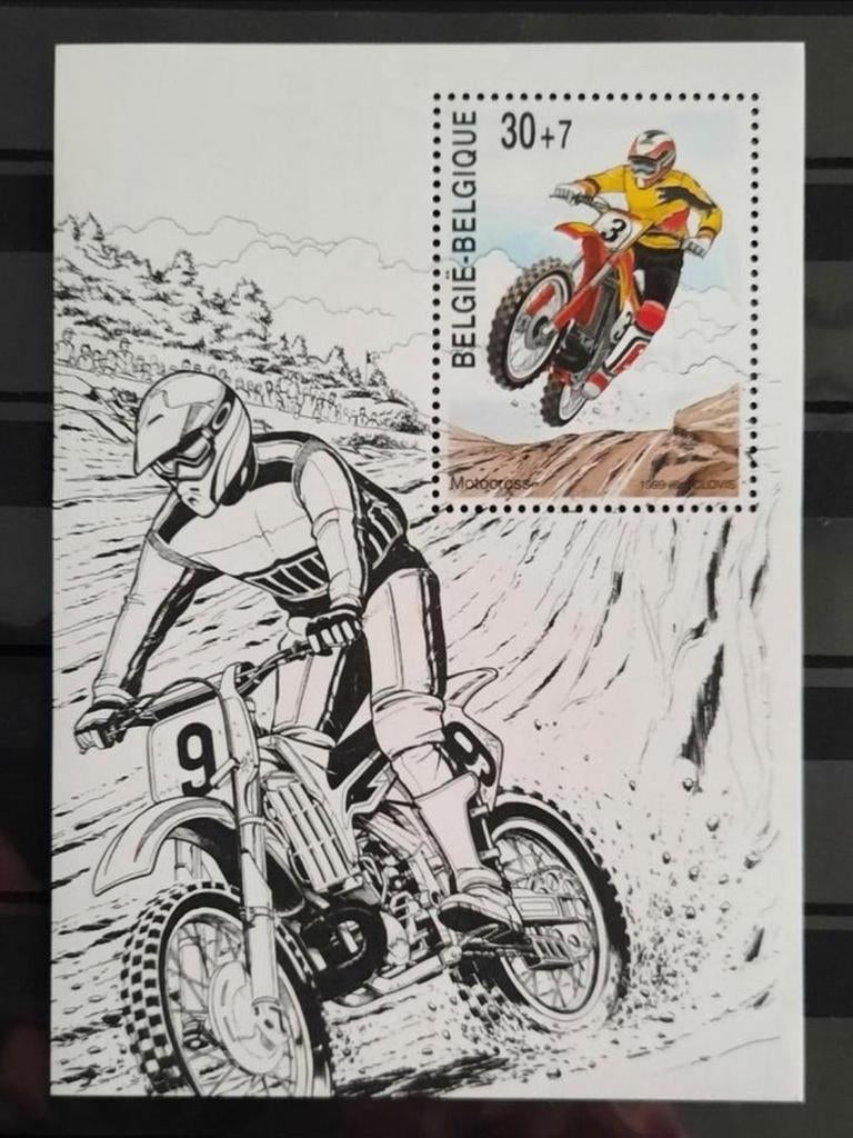 België: OBP 2821-BL79 ** Motorsport 1999., Postzegels en Munten, Frankeerzegel, Ophalen of Verzenden, Zonder stempel, Postfris