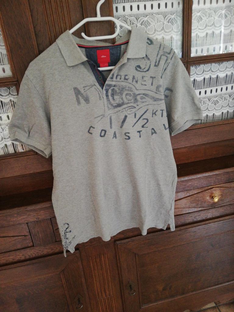 Polo homme S. Oliver. Taille L. Gris clair., Enlèvement ou Envoi, Gris