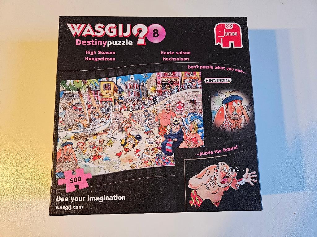 Puzzel Jumbo 500 stukjes Wasgij destiny 8, Ophalen of Verzenden, 500 t/m 1500 stukjes, Gebruikt, Legpuzzel