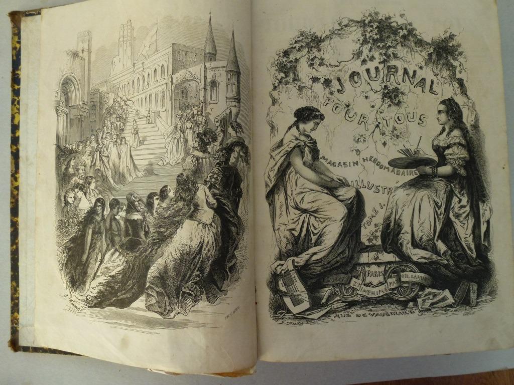 Journal pour tous, magazine hebdomadaire illustré, tome I, 1, Enlèvement ou Envoi