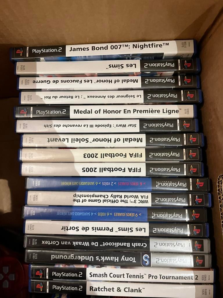 PS2-games worden afzonderlijk verkocht, Zo goed als nieuw