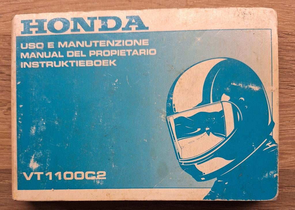 Originele Honda VT1100C2 Handleiding (NL, IT, ES), Verzenden, Honda