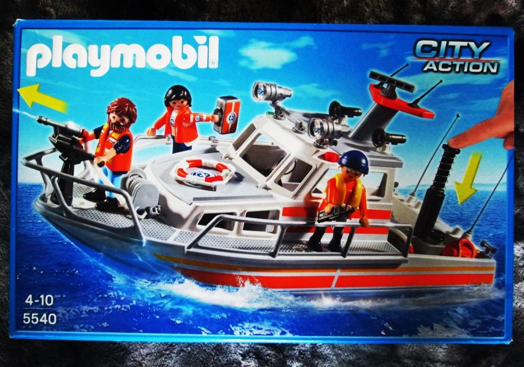 Playmobil 5540 Brandbestrijdings- en reddingssboot - Nieuw, Ophalen of Verzenden, Nieuw, Complete set